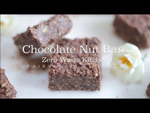 Chocolate Nut Bars - Zero Waste and Plant Based Recipe