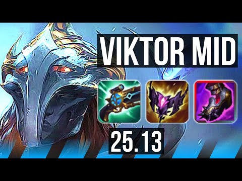 VIKTOR vs YASUO (MID) | 14/1/10, Legendary | KR Diamond | 25.13