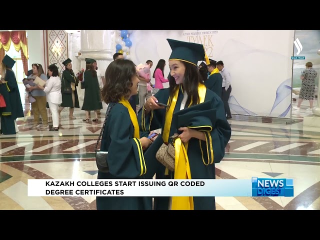 Kazakh colleges start issuing QR coded degree certificates