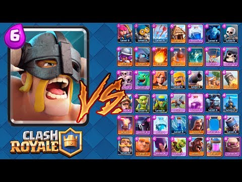 ЭЛИТНЫЕ ВАРВАРЫ ПРОТИВ ВСЕХ ЮНИТОВ CLASH ROYALE! КОНКУРС НА ГЕМЫ!
