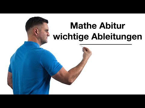 Math Abitur: Important Derivatives | Math by Daniel Jung