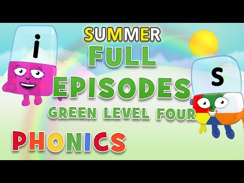#暑假學習字母表-綠色四級｜全集4-6｜學習閱讀｜家庭教育 (#SummerLearning Alphablocks - Green Level Four | FULL EPISODES 4-6 | Learn to Read #HomeSchooling)