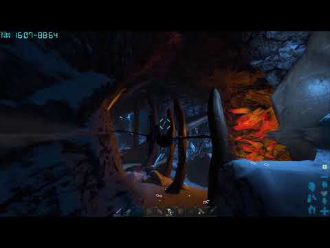 Ark in 1440p - Extinction - How to get through the Ice Cave with Glider and Tek Chest.