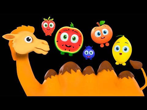 Alice The Camel Kids Songs | Funky Fruits Baby Sensory - Cute Veggie's Dance Party & Fun Video !