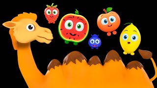 Alice The Camel Kids Songs | Funky Fruits Baby Sensory - Cute Veggie&#39;s Dance Party &amp; Fun Video !