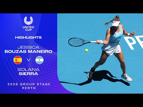 Jessica Bouzas Maneiro v Solana Sierra Highlights | United Cup 2026 Group A
