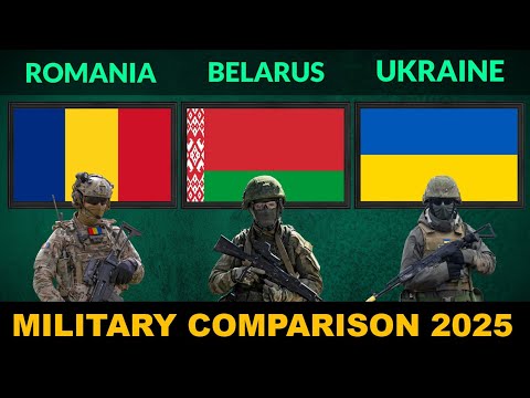 Romania vs Belarus vs Ukraine Military Power Comparison 2025 | Defense Tube