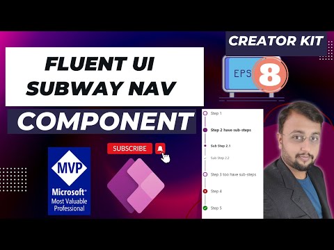 Creator Kit - Subway Nav Component | Progress Indicator in Power Apps