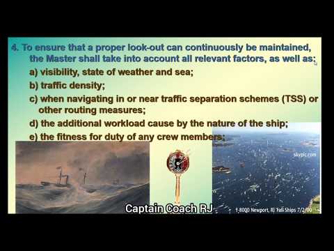 Colreg1972 - Rule 5 Look-out