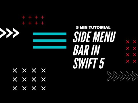 Side Menu Bar in Swift5 | Swift Tutorial