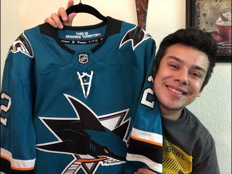 Unboxing a San Jose Sharks Fanatics Home Jersey