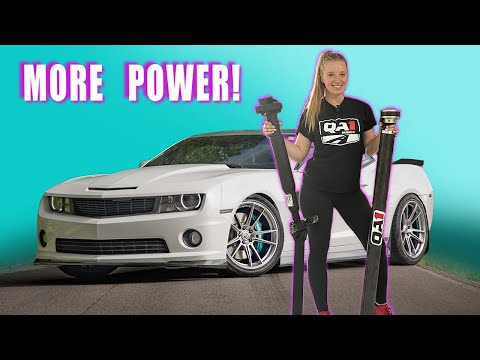 Installing a QA1 Carbon Fiber Driveshaft on the Camaro
