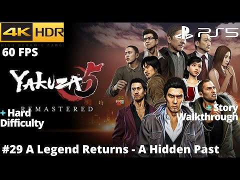 Yakuza 5 Remastered (PS5) - #29 A Legend Returns - A Hidden Past HARD WALKTHROUGH No Commentary
