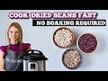 Instant Pot Dried Beans How To Cook Unsoaked OR Soaked Dried Beans Using An Instant Pot