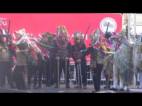Goat and Harapii from Lipova at the Bacau Winter Customs and Traditions Parade 2025