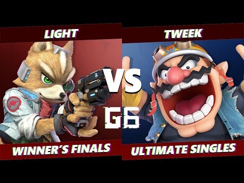 Glitch 6 SSBU -  Light (Fox) VS  Tweek (Wario) Smash Ultimate Winner's Finals