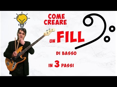 Come creare un fill di basso in 3 passi