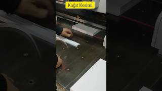 Deste Kağıt Nasıl Kesiliyor! #matbaa #kağıttanhayatlar