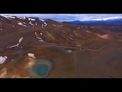 Iceland from the sky - Исландия с небес (4k)