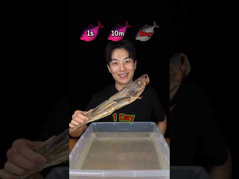 Water vs Dried Fish