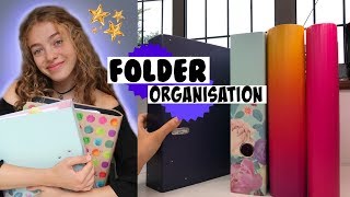 Lifesaving Folder Organisation Hack for Sixth Form & Back to School 📚 || How to Organise Sheets