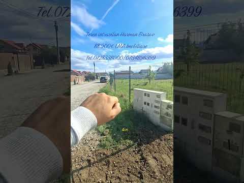 Teren intravilan Harman Brasov cu autorizație de construire — Video