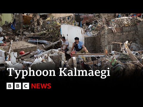 Video | Deadly typhoon heads for Vietnam after killing at least 114 in Philippines | BBC News