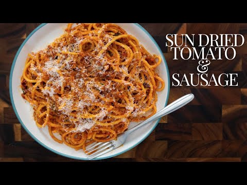 My NEW Bucatini Pasta dish is TO DIE FOR!!