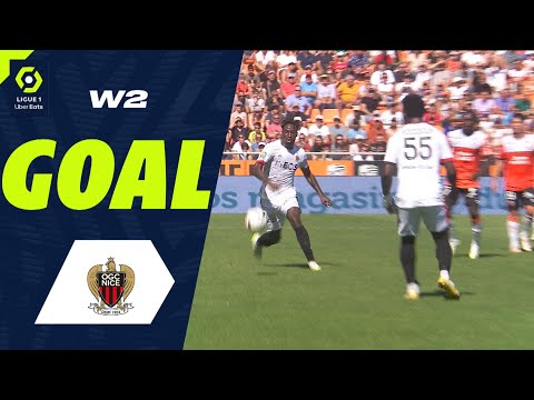 Goal Evann GUESSAND (64' - OGCN) FC LORIENT - OGC NICE (1-1) 23/24