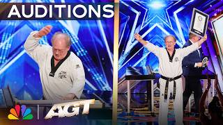 Mr. Hammerhand SHATTERS Baseball Bats With His Bare Hands | Auditions | AGT 2026 thumbnail