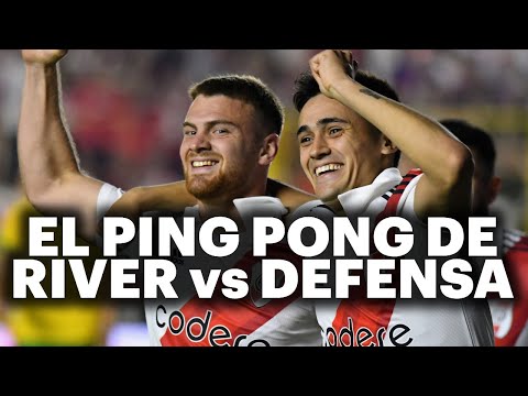 EL PING PONG DE LA GOLEADA DE RIVER VS DEFENSA Y JUSTICIA POR COPA ARGENTINA ⚽️