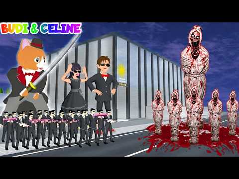 Yuta Mio Bocil Yakuza VS POCONG KETUK PINTU VIRAL | Yakuza Panggil Catbutler Raksasa | Sakura School