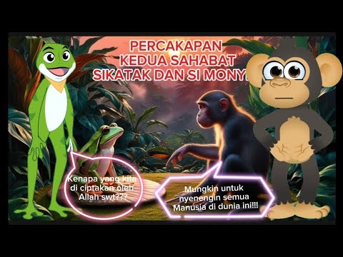PERCAKAPAN KEDUA SAHABAT | SI KATAK VS SI MONYET | #animasilucu #animasiislami @MushollaAn-naba