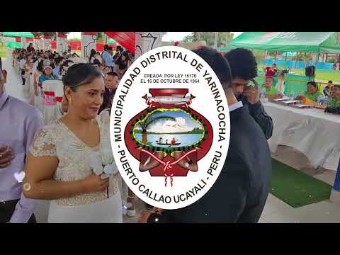 II MATRIMONIO CIVIL COMUNITARIO - MUNICIPALIDAD DISTRITAL DE YARINACOCHA., video de YouTube
