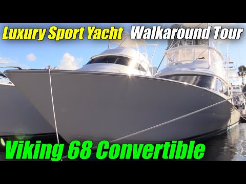 Functionality & Style ! 2023 Viking 68 Convertible