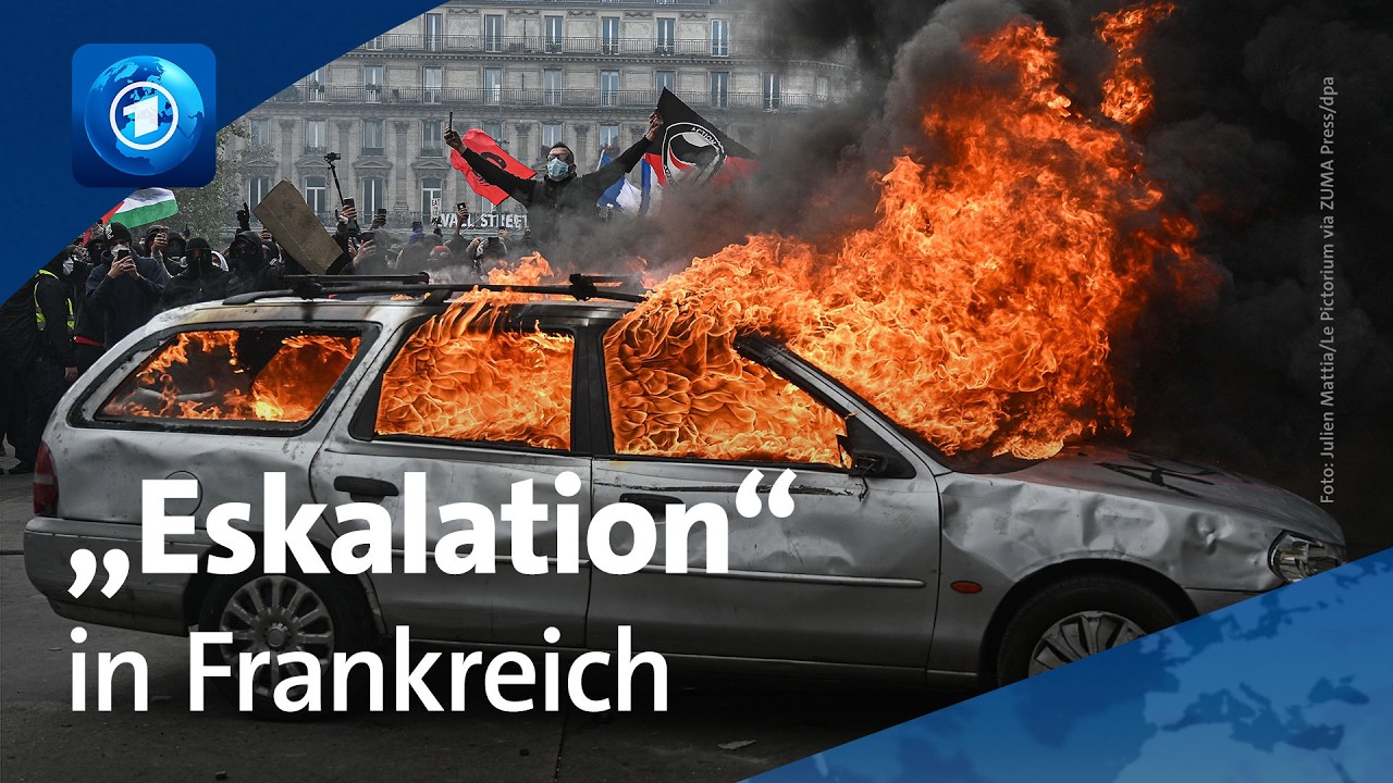 Nach schweren Ausschreitungen: Experte spricht von „Eskalation“ in Frankreichs Protestbewegung