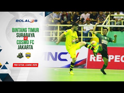 Bintang Timur Surabaya (3) vs (4) Cosmo FC Jakarta | Highlights Pro Futsal League 2020