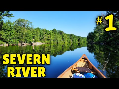 Washago to Swift Rapids - Severn River Solo Canoe Trip - Day 1