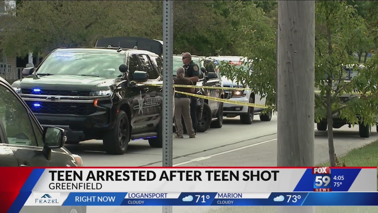 Teen arrested after teen shot in Greenfield