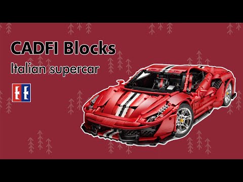 CaDA Technic Series C61042 Ferrari Master Super Car Building Blocks