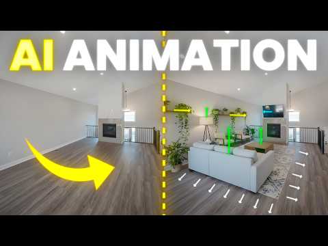 This AI Video Animation Transforms Any Room (Real Estate Video Tutorial)