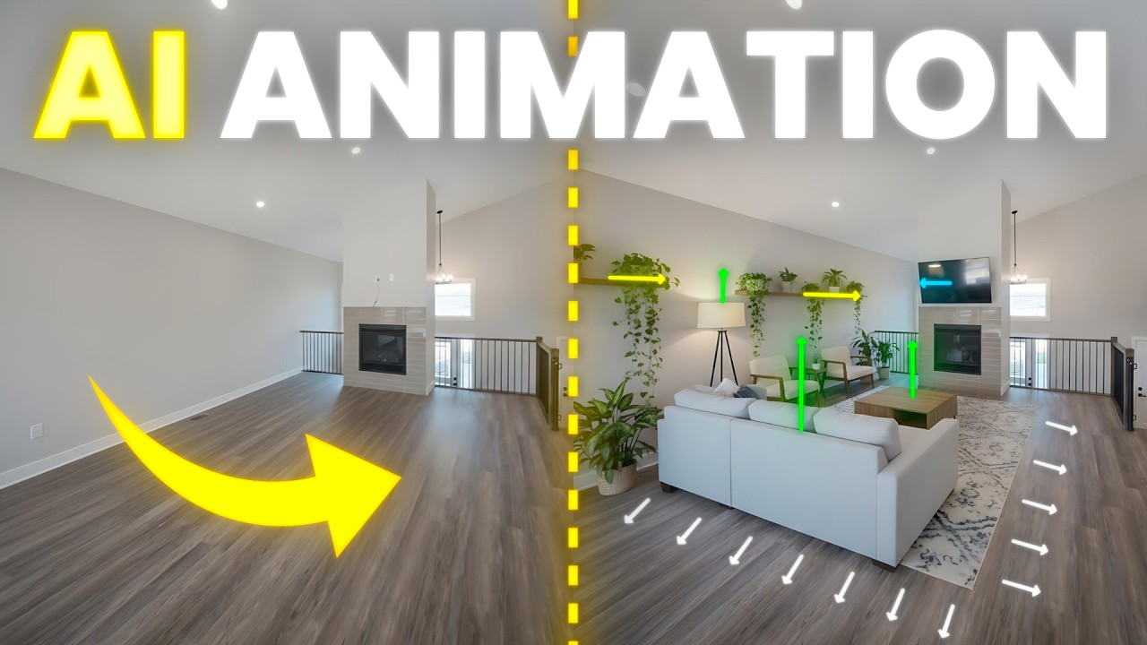 This AI Video Animation Transforms Any Room (Real Estate Video Tutorial)