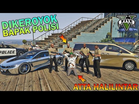 ATTA HALILINTAR DITANGKAP POLISI - GTA 5 YOUTUBER KOCAK PARODY