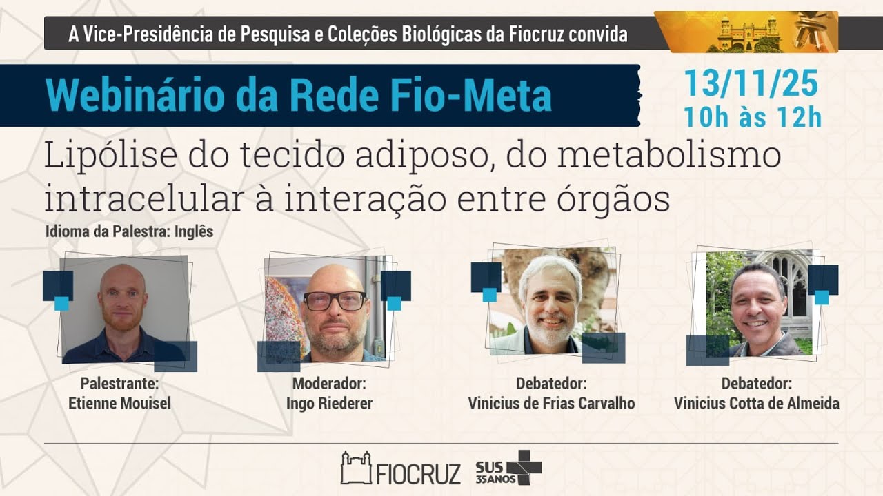 Webinário da Rede Fio-Meta