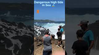 #viral#Dangerous Sea High tide flooding occurs when sea level rise  Simply Travel@prashant