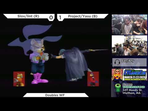 Mass Madness 32 SSBM - Slox/lint (Red) vs. Project/Yasu (Blue) - Melee Doubles WF