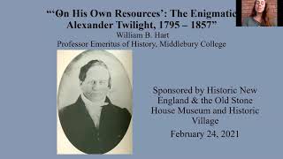 On His Own Resources: The Enigmatic Alexander Twilight, 1795–1857