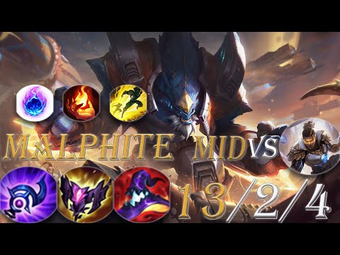 Malphite Mid Vs Lucian. He Was The Bully Early Game, Until I Got R, And Everything Changed
