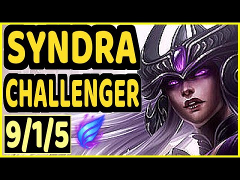 TINOWNS (SYNDRA) - 9/1/5 KDA CHALLENGER GAMEPLAY - BR