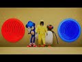 I Testing Death Slide With Sonic And Pingu In Backrooms